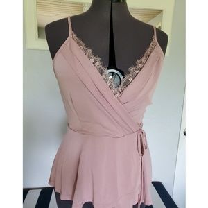 Blush Lace Tank Top